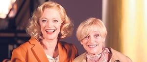 Singen Musical. Heike Makatsch und Katharina Thalbach (v.l.) in „Ich war noch niemals in New York“.