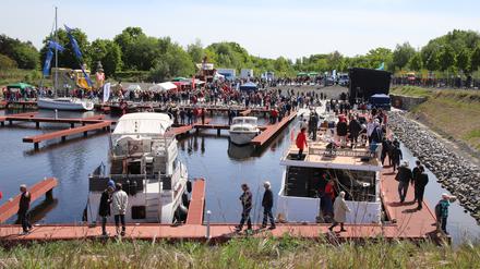 Noch immer wird ein Betreiber für ein Restaurant für die Marina in Teltow gesucht.