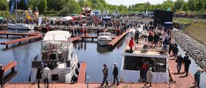 Noch immer wird ein Betreiber für ein Restaurant für die Marina in Teltow gesucht.