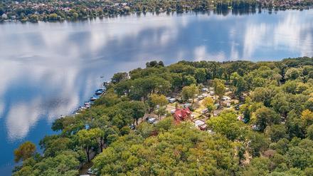 Preisgekrönt. Der Campingplatz Sanssouci liegt am Templiner See.