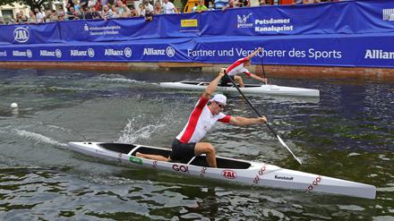 Jeder Jahr ein Highlight: Der Kanalsprint im Stadkanal in der Potsdamer Innenstadt.
