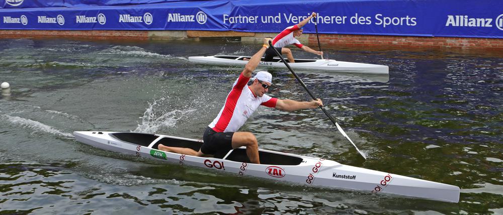 Jeder Jahr ein Highlight: Der Kanalsprint im Stadkanal in der Potsdamer Innenstadt.