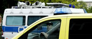 Polizei und Rettungsdienst waren am Mittwochmorgen am Beelitzer Bahnhof im Einsatz.
