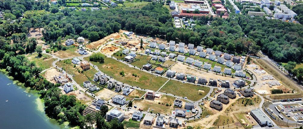 Eines der vielen Potsdamer Neubaugebiete - auf dem Gelände der ehemaligen Grauen Kasernen