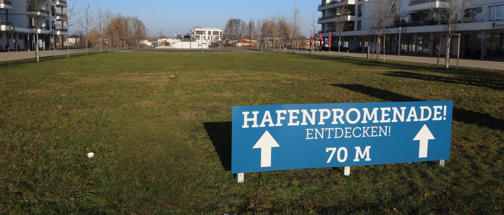 Auf der Wiese sollen 300 Quadratmeter vereist werden.