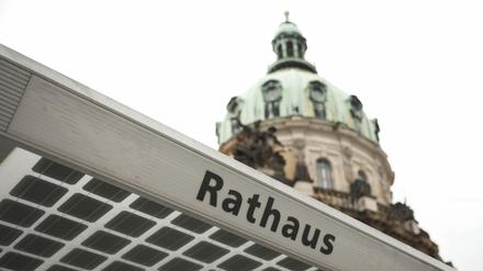 Zahlreiche Bereiche im Rathaus sind lahmgelegt. 