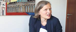 Bettina Jahnke im Gespräch.