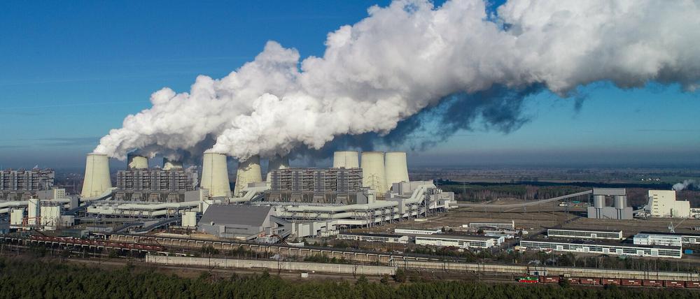 Das Braunkohlekraftwerk in Jänschwalde.