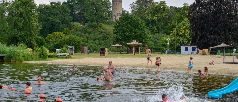 Beliebt: Das Strandbad Babelsberg.
