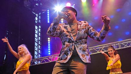 Lou Bega beim Teltower Stadtfest 2019.
