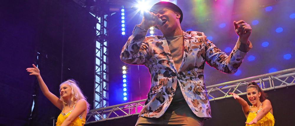 Lou Bega beim Teltower Stadtfest 2019.