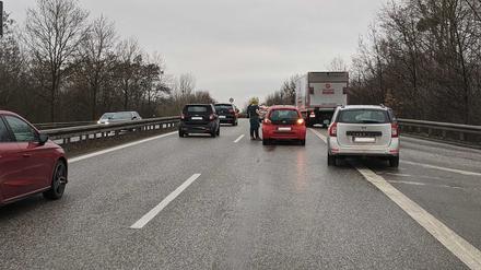 Auf der Potsdamer Nuthestraße hat es einen Unfall gegeben.