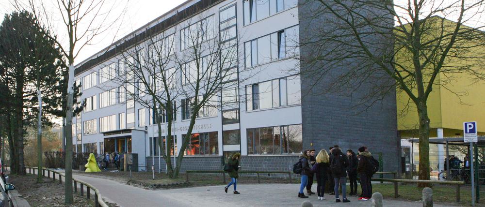 Die Maxim-Gorki-Gesamtschule in Kleinmachnow.