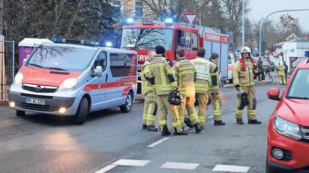 Großeinsatz für die Feuerwehr in Stahnsdorf.