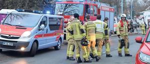 Großeinsatz für die Feuerwehr in Stahnsdorf.