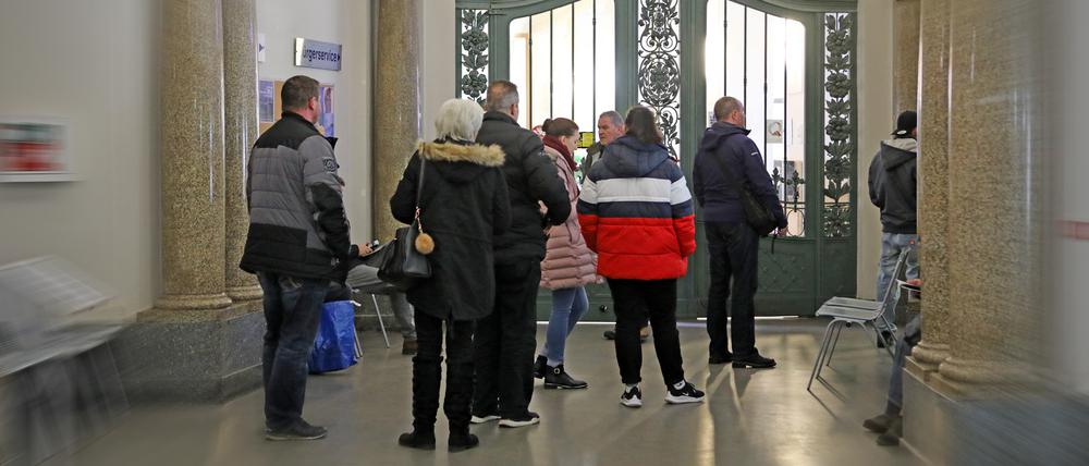Bürgerservice Potsdam am 7. Januar 2020. 