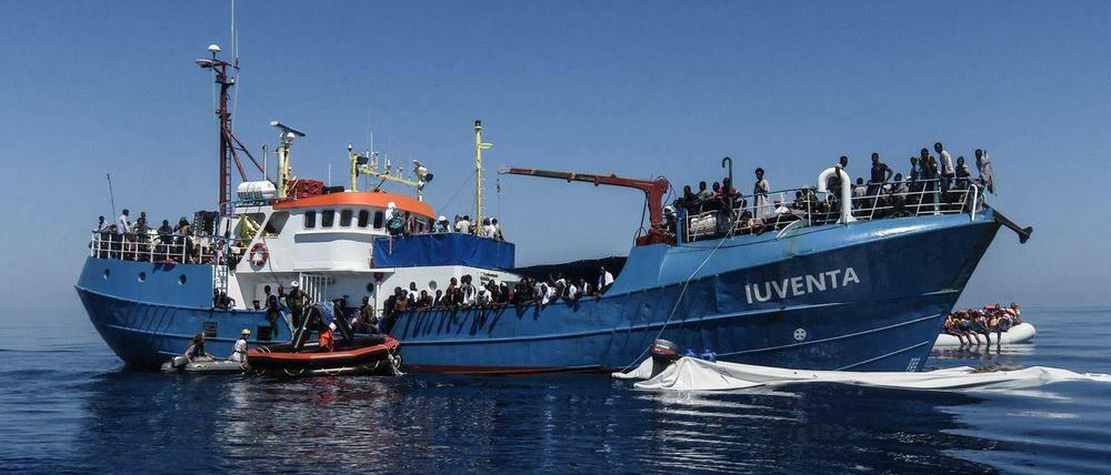 Das Seenotrettungsschiffs „Iuventa“