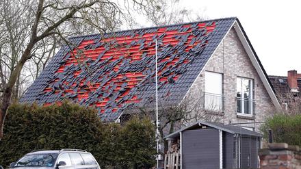 Das Haus in Stahnsdorf ist wie das Nachbarhaus nach der Explosion noch unbewohnbar.