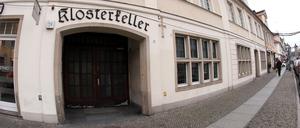 Der Klosterkeller an der Friedrich-Ebert-Straße.