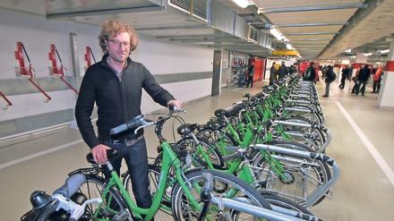 Startpunkt Bahnhof. Von hier aus geht es weiter mit dem Fahrrad.