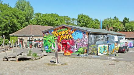 Das Gelände des Jugendkulturzentrums "Freiland" an der Friedrich-Engels-Straße.