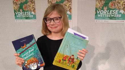 Aniko Kirsch, Gewinnerin des Vorlesewettbewerbs in Potsdam.