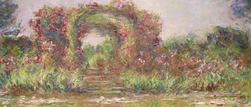 Monets "Die Rosentore von Giverny", 1913.