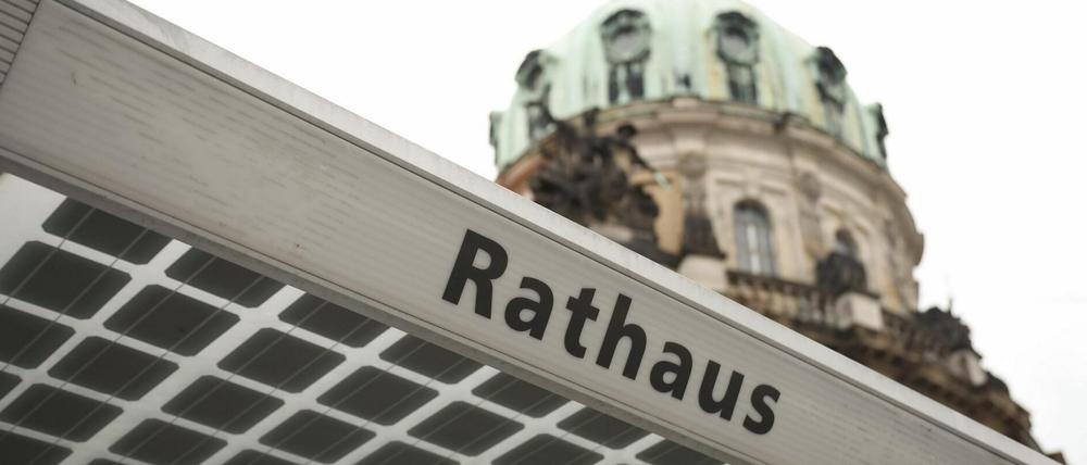 Das Stadthaus in der Friedrich-Ebert-Straße in Potsdam.