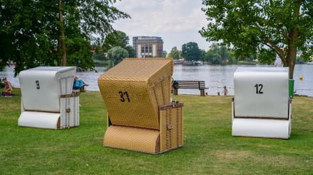 Das Strandbad Babelsberg soll verkleinert und verlegt werden.