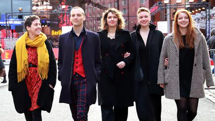 Das Team von "Nackte Tiere" um Regisseurin Melanie Waelde (l.).
