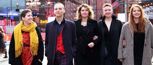 Das Team von "Nackte Tiere" um Regisseurin Melanie Waelde (l.).