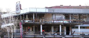 Das ehemalige Terrassen-Restaurant Minsk auf dem Brauhausberg.