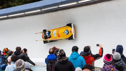 Das Duo Nico Walther/Eric Franke lag bei der WM lange auf Medaillenkurs.