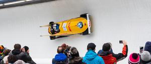 Das Duo Nico Walther/Eric Franke lag bei der WM lange auf Medaillenkurs.