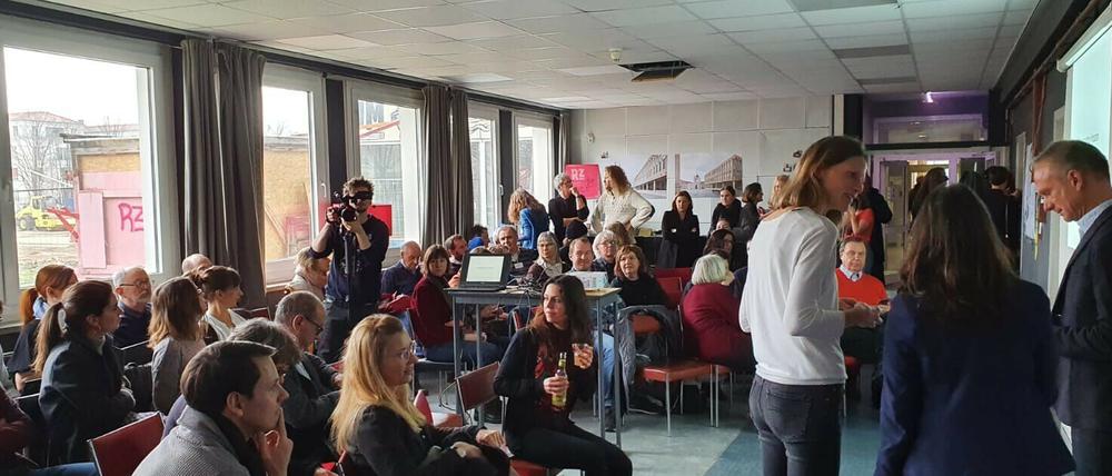 Gut besucht. Rund 70 Teilnehmer kamen den Angaben zufolge zur Informationsveranstaltung zum neuen Kreativquartier.