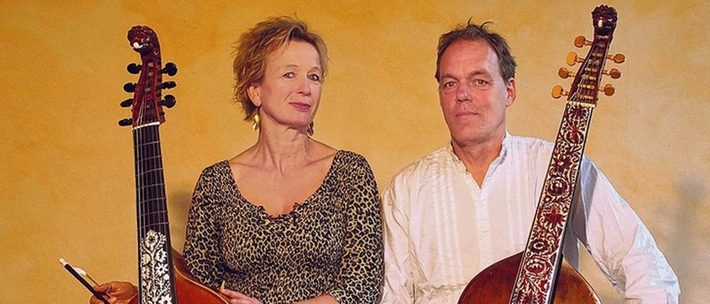 Geigen- und Gambenbauer Tilman Muthesius und Christiane Gerhardt legen den Fokus im Havelschlösschen auf historische Instrumente und Spieltechniken.