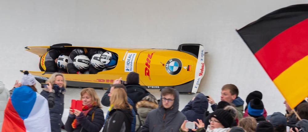 Eric Franke fuhr mit der Crew von Nico Walther auf den dritten Platz.