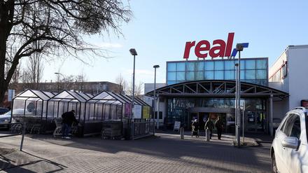 Die Real-Filiale in der Teltower Oderstraße.