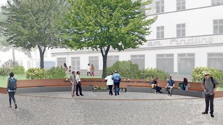 Entwurf für den Willi-Frohwein-Platz in Babelsberg.