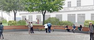 Entwurf für den Willi-Frohwein-Platz in Babelsberg.