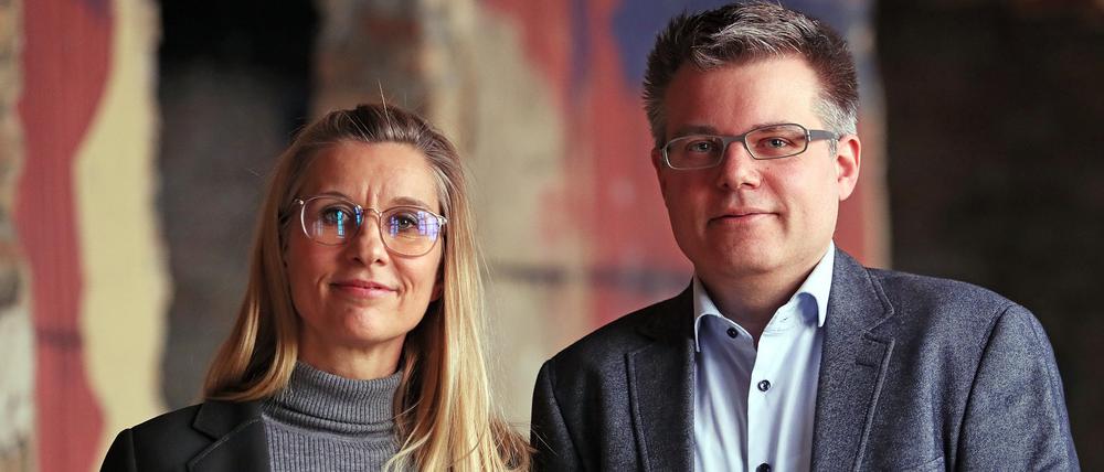 Andrea van der Bel und Christopher Weiß investieren in den Klosterkeller.