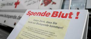 Wegen der Corona-Krise geht die Zahl der Blutspendenden derzeit zurück. 