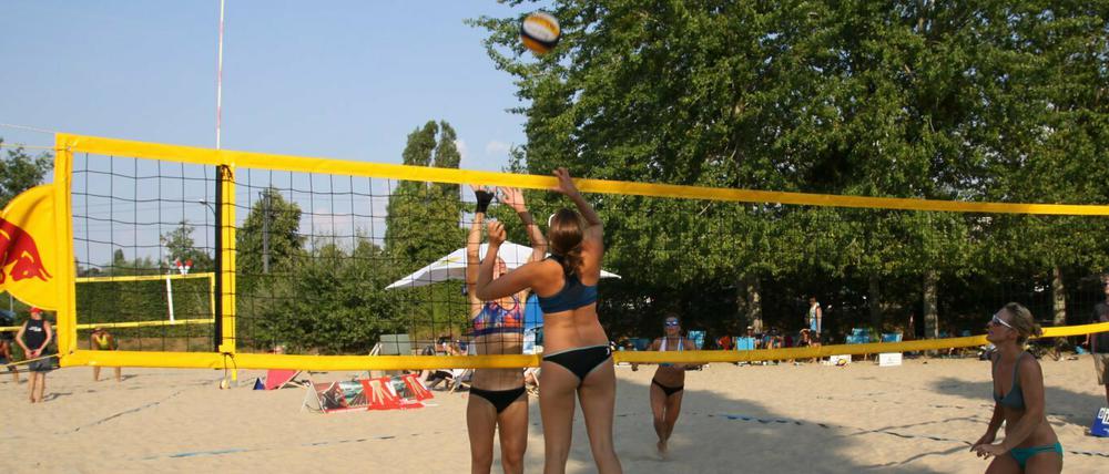 Beachvolleyball - dieser Sportart konnte man am Volkspark früher nachgehen. Jetzt nicht mehr.