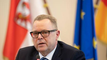 Brandenburgs Innenminister Michael Stübgen (CDU).