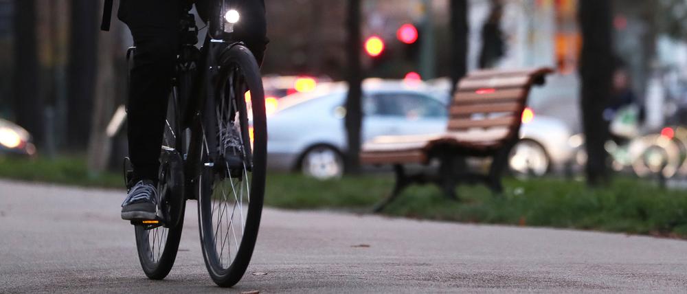 Der Radfahrer kam in Babelsberg zu Fall und wurde von einem Lkw erfasst. (Symolbild)
