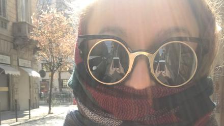 Carla Magnanimo geht nur vermummt auf die Straße.