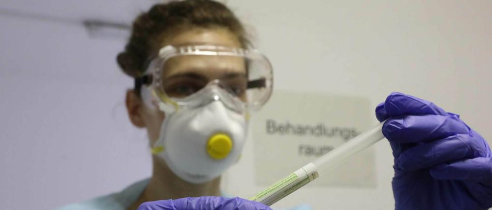 Die Zahl der Corona-Infizierten in Potsdam ist gestiegen.