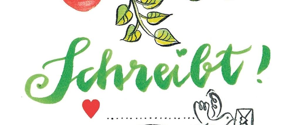 Die Potsdamer Illustratorin Heike Isenmann empfielt, mehr zu schreiben.
