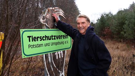 Modedesigner Wolfgang Joop  ist Schirmherr des Potsdamer Tierschutzvereins. 