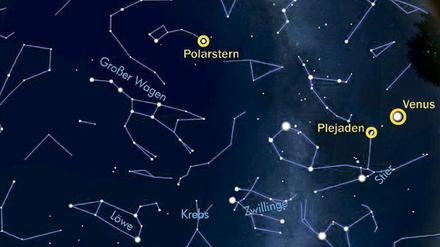 Der Potsdamer Sternenhimmel im Frühling.